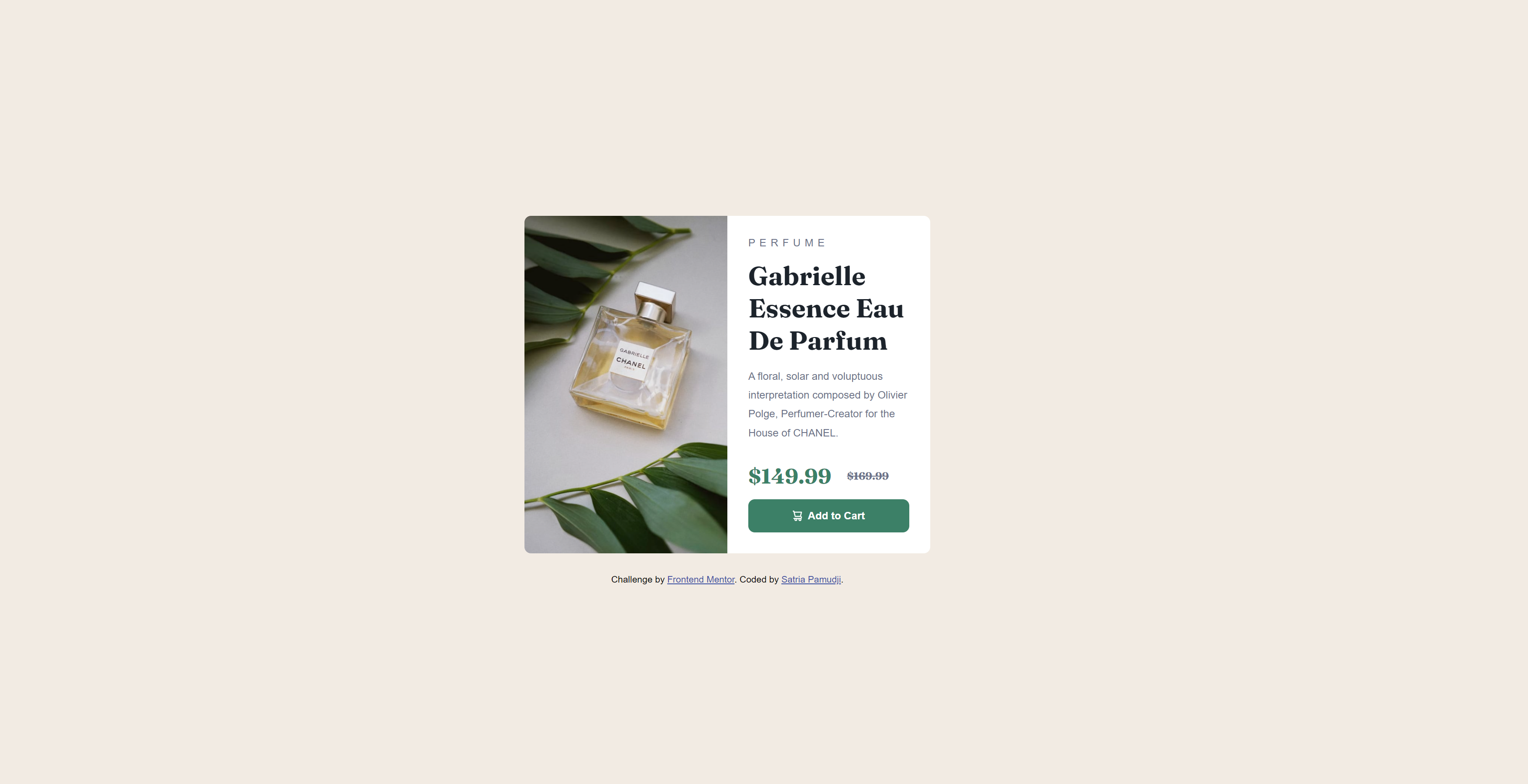 Product Preview Card Component